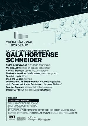 GALA HORTENSE SCHNEIDER - 19 ET 20 OCT. 19