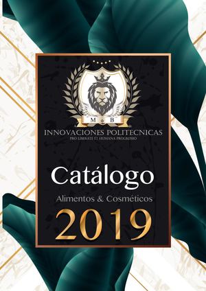 Cátalogo 2019