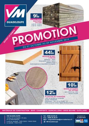 Promo VM Guadeloupe octobre 2019