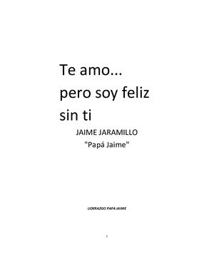 Te Amo Pero Soy Feliz Sin Ti