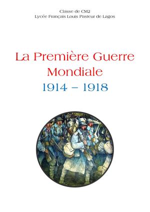 Dossier CM2 - Première Guerre Mondiale