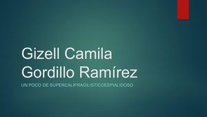 Gizell Camila Gordillo Ramirez