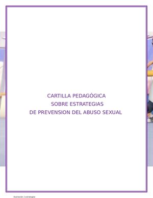 Calaméo - Cartilla Pedagogica De Estrategias De Prevencion Al Abuso Sexual