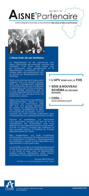 Aisne Partenaire n°1 - octobre 2017