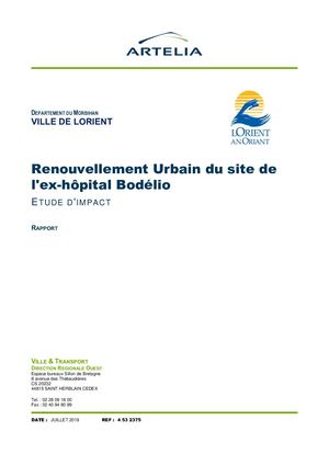 Bodelio - étude d'impact