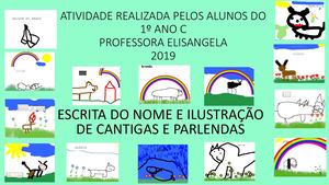 Ilustração de cantigas e parlendas do 1º Ano C