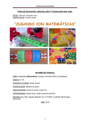 Feria De Ciencias 5to