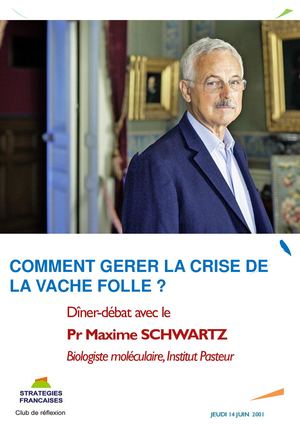 Maxime SCHWARTZ, professeur de biologie moléculaire