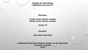 Estructura De Una Pc