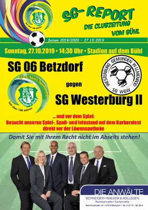 SG-Report vom 27.10.2019