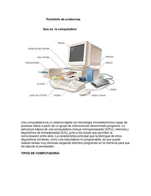 Portafolio De Evidencias