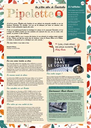 PIPELETTE N°10 - LA NEWSLETTER RESIDENTS