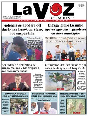 Diario La Voz del Sureste  21-10-2019