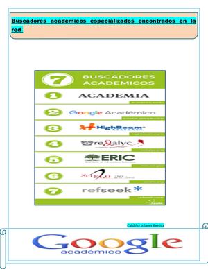 Buscadores Academicos Especializados