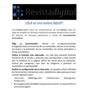 Qué Es Una Revista Digital