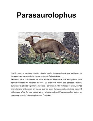 Parasaurolophus