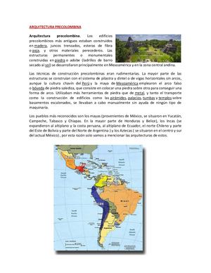 Arquitectura Precolombina