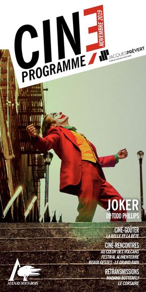 Programme cinéma - Novembre 2019