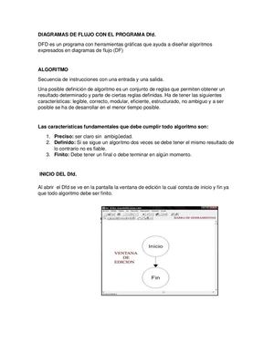 Diagramas De Flujo Con El Programa Dfd