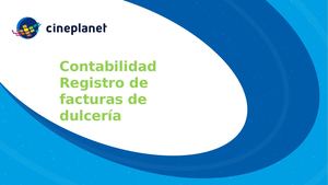 Registro De Facturas De Dulcería