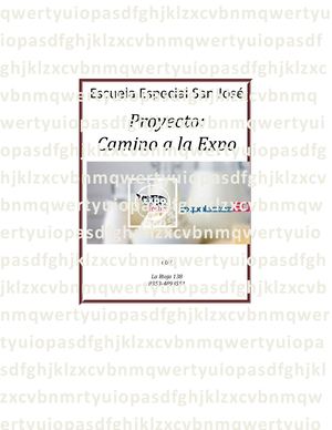 Proyecto Camino A La Expo 1