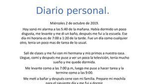 Diario Personal Tics