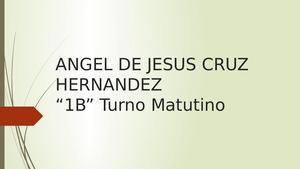 Angel De Jesus Cruz Hernandez