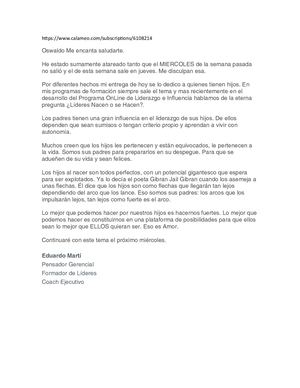 Los Hijos Son Flechas