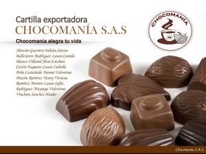 Cartilla Exportadora Chocomanía 1104