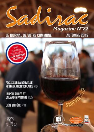 Sadirac Magazine # 22 Automne 2019