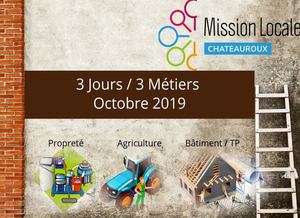 Album 3 Jours 3 Metiers Octobre 2019