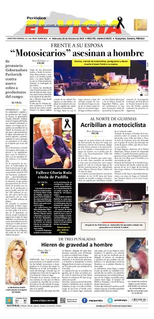 23 de octubre del 2019