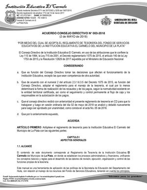 Manual De Tesorería