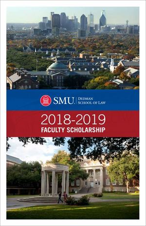 Faculty Scholarship 2019 - Rev