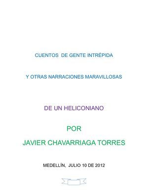 2 Cuentos De Gente Intrepida