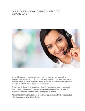 Qué Es El Servicio Al Cliente Y Cuál Es Su Importancia