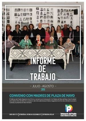 Informe de Trabajo Julio-Agosto 2019