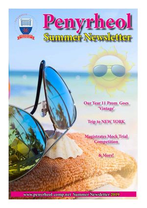 Summer Newsletter 2019