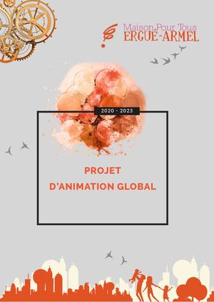 Projet D'Animation Globale MPT ERGUE ARMEL 2020-2023
