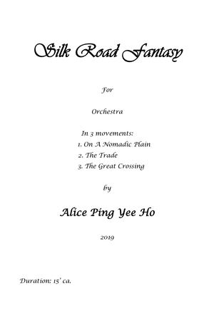 Silk Road Fantasy Full score