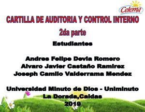 Celema Cartilla 2da Parte Auditoria Y Control Interno