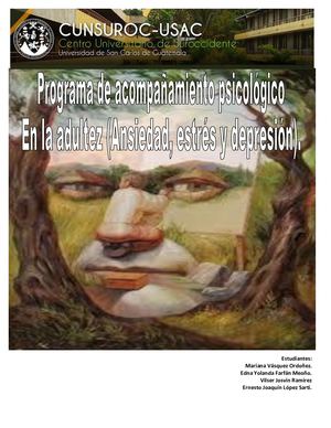 Ansiedad, Estres Y Depresión Plan De Acompañamiento Psicológico