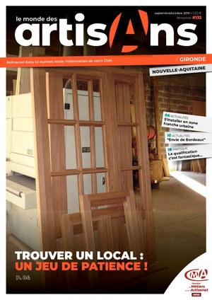 Le Monde des Artisans Gironde - octobre 2019