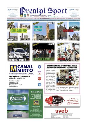 Prealpi Sport ottobre 2019