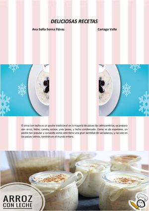 Receta Arroz Con Leche