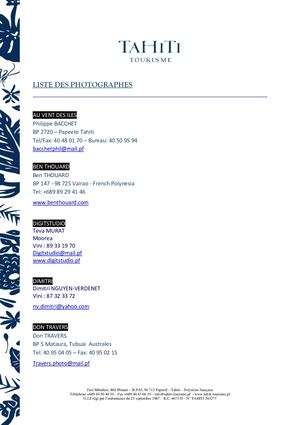 List of Local Photographers