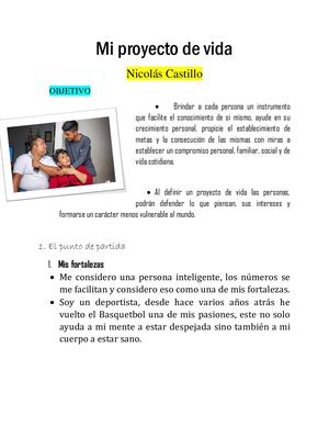 Mi Proyecto De Vida Nicolas
