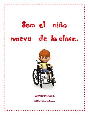 Cuento Sam el niño nuevo de la clase