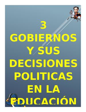 Las Decisiones En Favor De La Educación