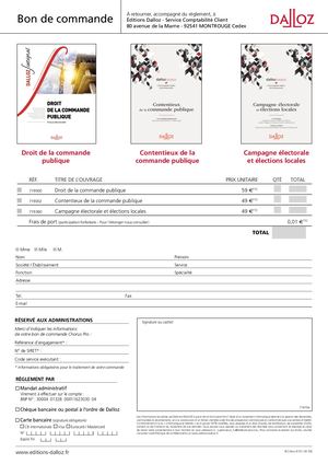 Bdc Commande Publique